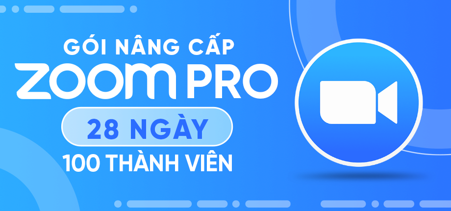 Zoom Pro ~1 tháng (28 ngày) - Gói nâng cấp